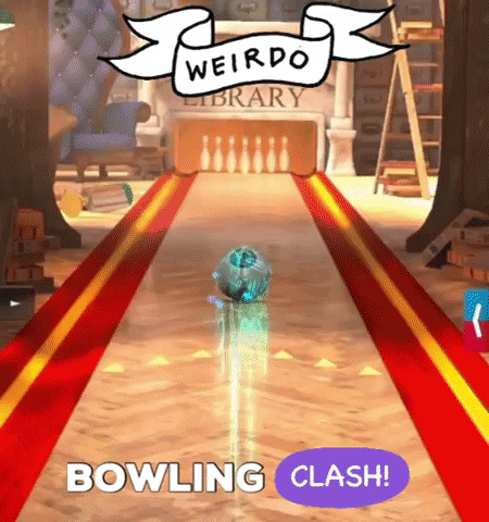 Bowling Ball Weirdo GIF by Bowling Clash: New Legends