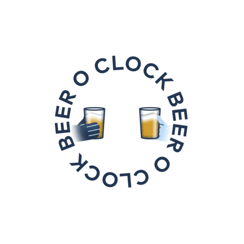Beer Beeroclock Sticker by We Select