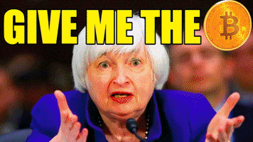 Janet Yellen Bitcoin Meme GIF by Crypto Growth Hacker