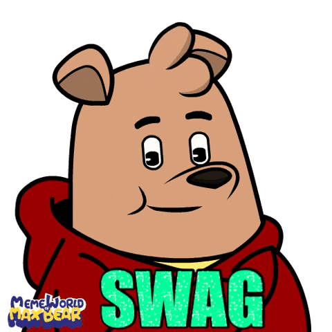 Swag Deal With It GIF by Meme World of Max Bear