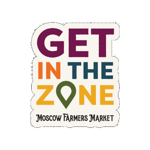 Get In The Zone Sticker by MoscowFarmersMarket