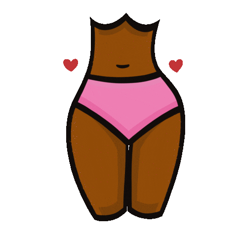 Female Body Pink Sticker by JellaCreative