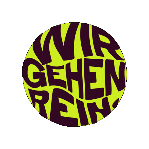 Lime Rein Sticker by Das Rund