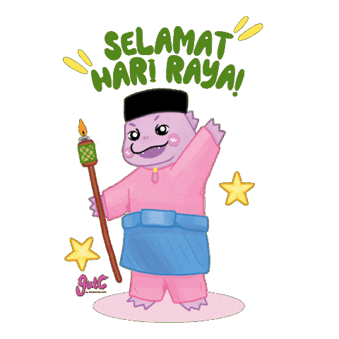 Raya Aidilfitri Sticker by The Tapping Tapir