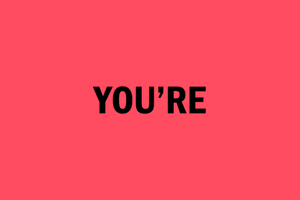 your youre GIF