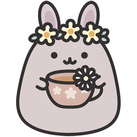Flower Tea Sticker