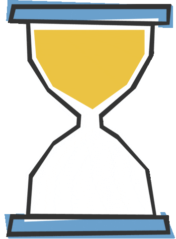 Hour Glass Time Sticker