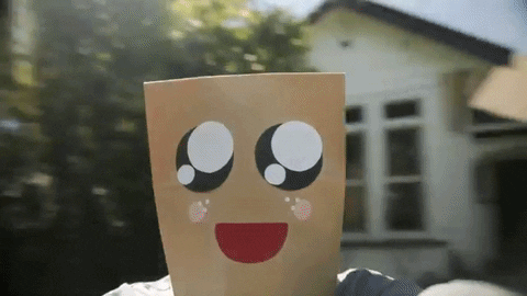 Happy Paper Bag GIF by SoulPancake - Find & Share on GIPHY