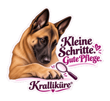 Hund Pfote Sticker by Natalie