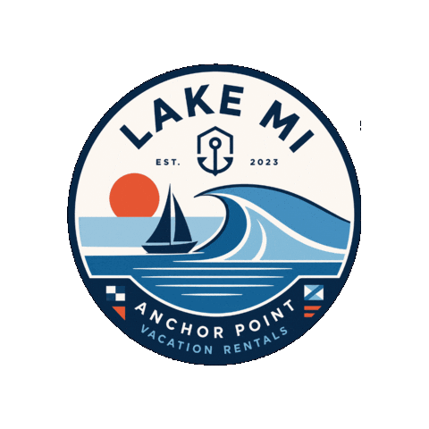 Lake Michigan Sticker by AnchorPointVaca