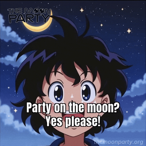 Excited Yes Please GIF by The Moon Party
