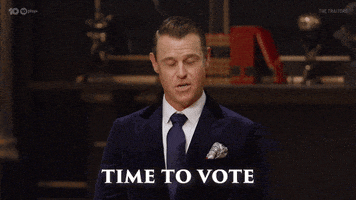 Vote Voting GIF by The Traitors Australia