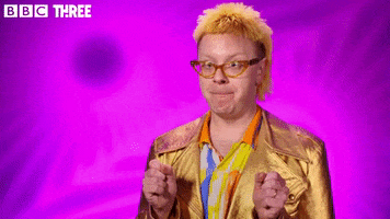 Funny Face Ping GIF by BBC Three