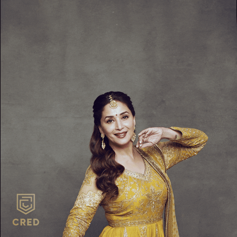 Madhuri Dixit Girl GIF by CRED