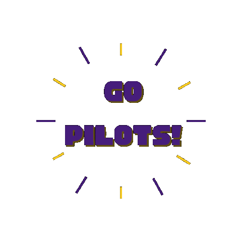 Go Pilots Sticker by Louisiana State University Shreveport