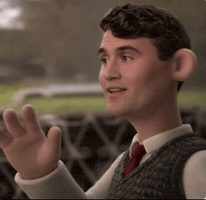Waving Wallace And Gromit GIF