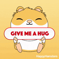 hamster hug GIF by AM by Andre Martin