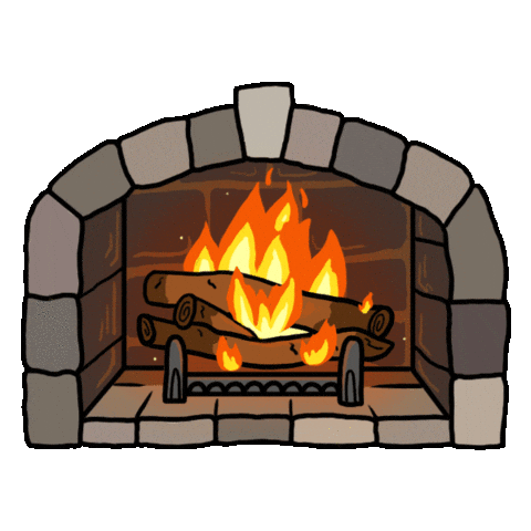 Fire Winter Sticker by Alba Paris