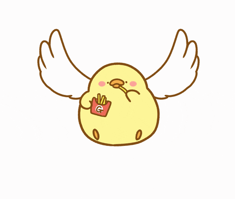 Bird Ok GIF by foodieg - Find & Share on GIPHY