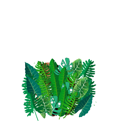 Hojas Sticker by El Jardin de Rocco