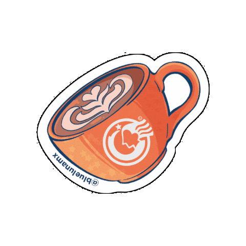 Coffee Cafe Sticker by Blue Luna