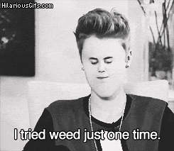 Justin Bieber Weed GIF