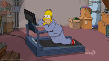 The Simpsons Exercise GIF - Find & Share on GIPHY