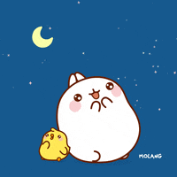 Night Sky GIF by Molang