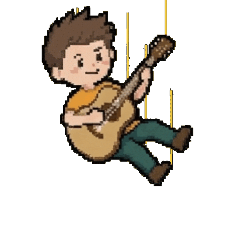 Guitarist Fallingdown Sticker by Guitar Concept