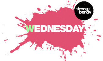 Wednesday Sticker by Strong + Bendy