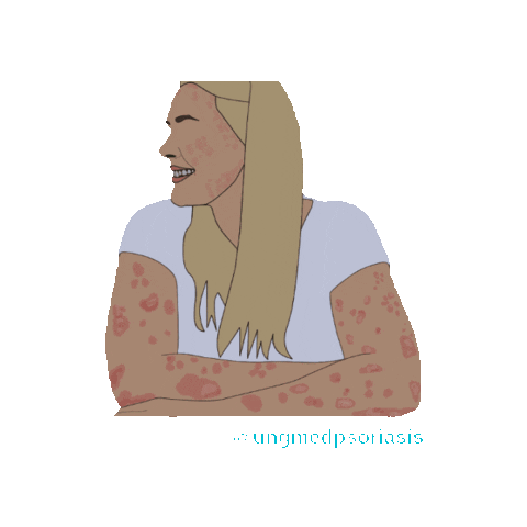 Ung med psoriasis Sticker