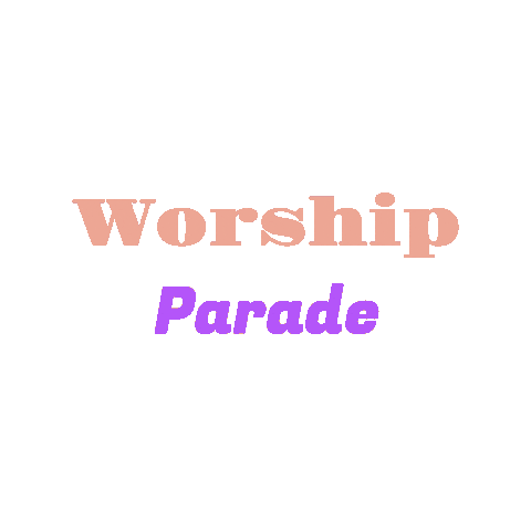 Worship Parade Sticker