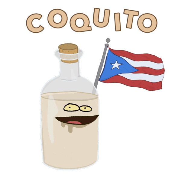 Drunk Puerto Rico Sticker