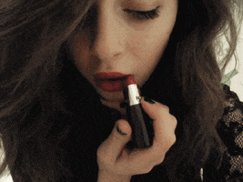 make up lipstick GIF