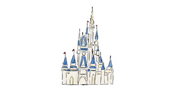 Walt Disney World Illustration Sticker by DisneyFoodBlog