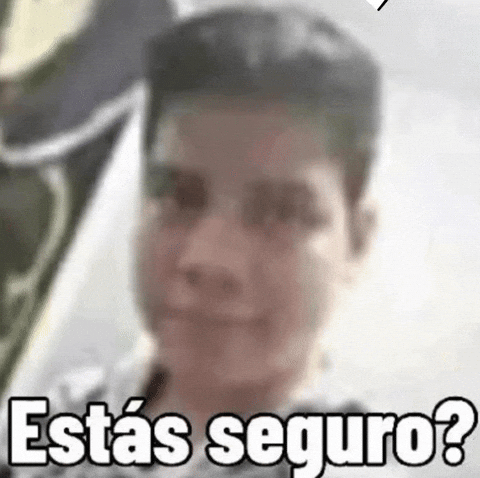 Estas Seguro GIF