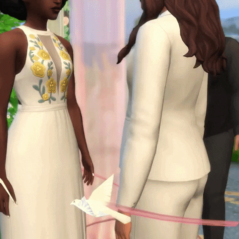 Happy Wedding GIF by The Sims