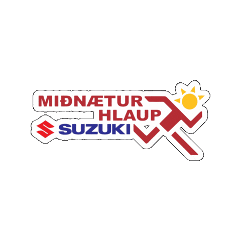 Hlaup Sticker by Suzuki á Íslandi