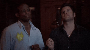 usa network fist bump GIF by Psych