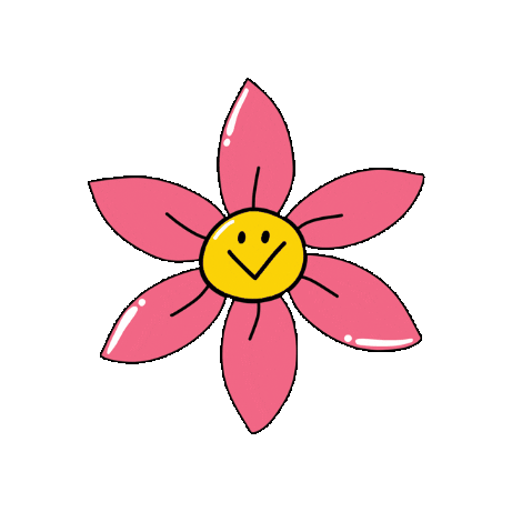 Flower Smile Sticker by SHINSEGAE