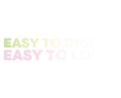 Easy To Love Gut Sticker by Fody Foods