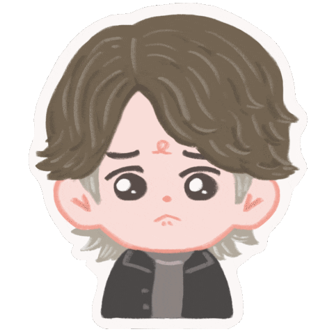 Sad Face Sticker