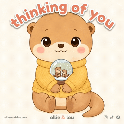 Miss You Thinking GIF by Ollie & Lou