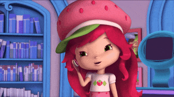 Call Talk To You Later GIF by Strawberry Shortcake