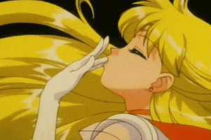 Sailor Moon Flirting GIF