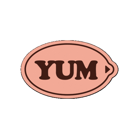 Yum Sticker by Peaches Pilates