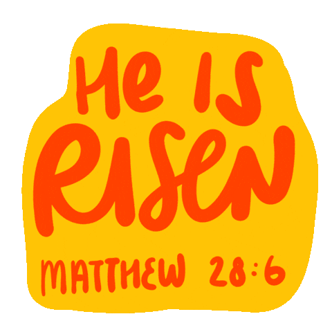 He Is Risen Jesus Sticker
