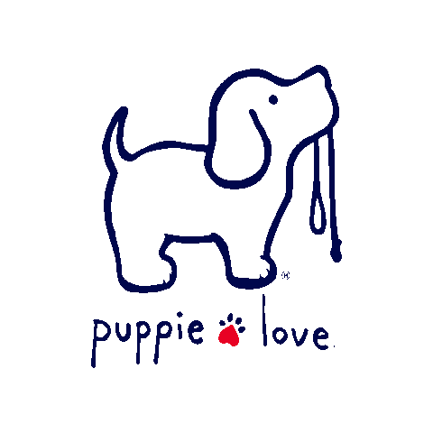 Puppie Love Brand Sticker