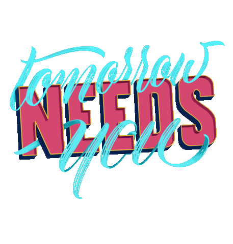 Lettering Sticker