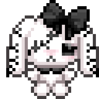 Pixel Bunny Sticker